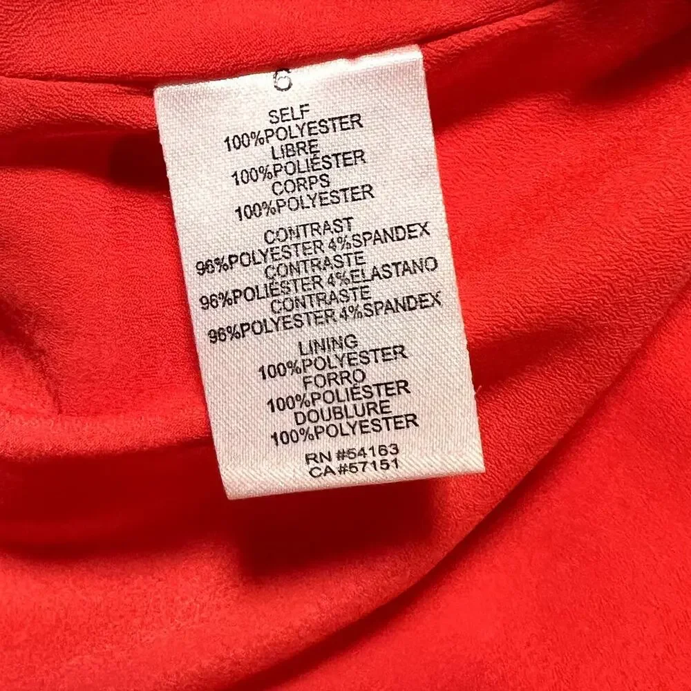 Jessica Simpson Womens Fit & Flare Dress Red White Stripe Size 6